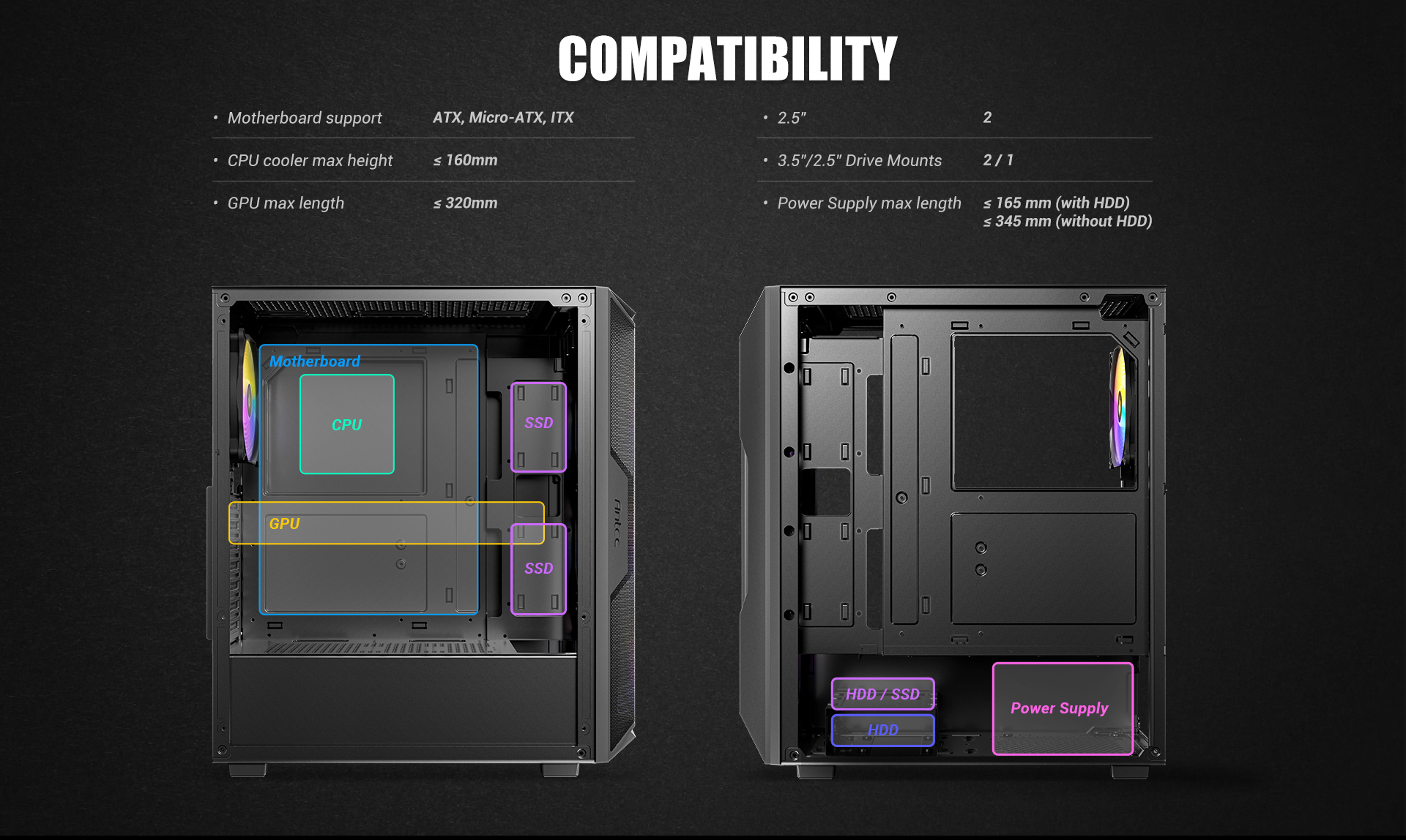 ANTEC AX Series AX61 Elite Gaming Case